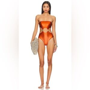 Devon Windsor Orange Georgina One Piece